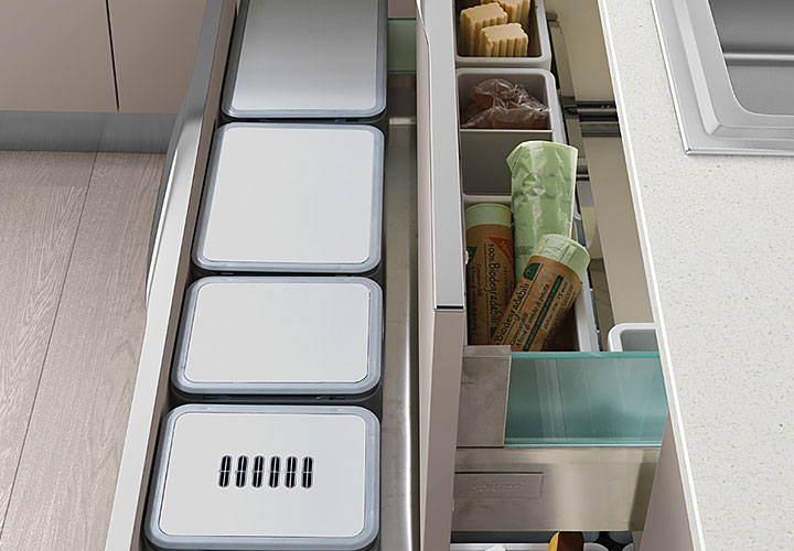 Vibo Undersink Magnetic Waste Bin